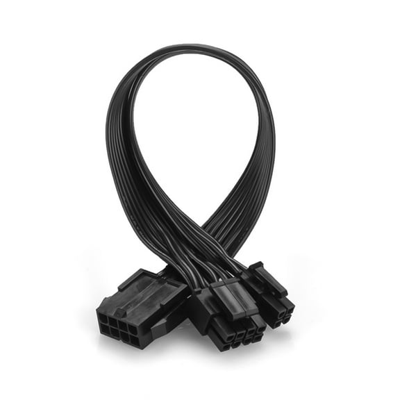 I500281513 18 Gauge 20cm Black Extension Cord