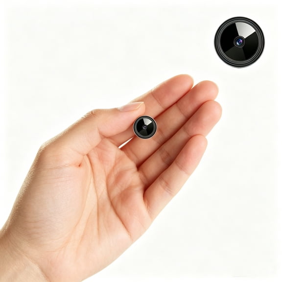 I6 4K Mini Video Recorder with Voice Recording Function Compact Camera with 360 Wide Angle Lens for Video and Audio Capture in Any Location