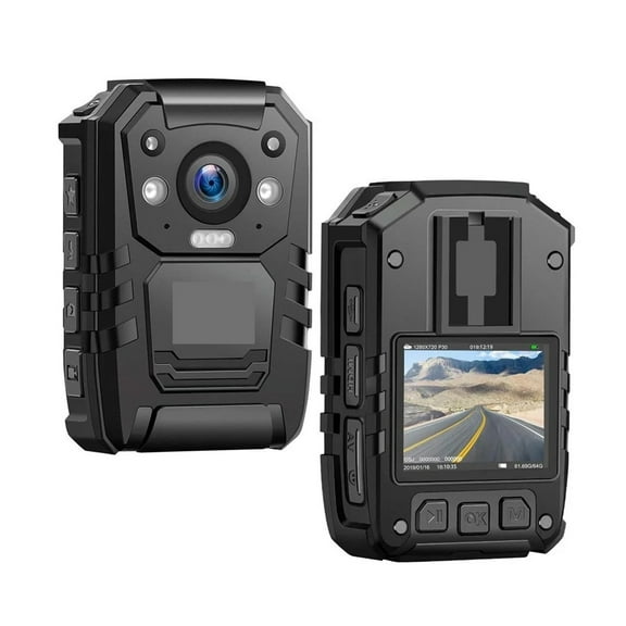 I826Pro Night Vision Portable GPS Infrared IR H.265 Shockproof 1440P Full HD Police Body Worn Camera ,Motion Detection