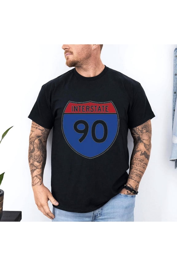 I90 Shirt Interstate 90 T Shirt I-90 Highway Tee