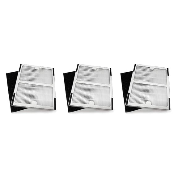 IAF-H-100A True HEPA Carbon Filter Set compatible with Idylis A Filtrete FAP-C01-A, -2119, IAP-10-100, IAP-10-150, IAPC-40-140. 3 Sets