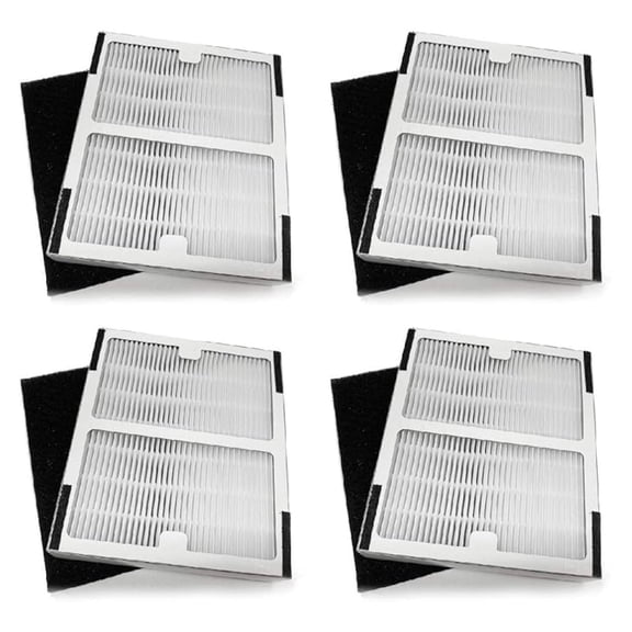 IAF-H-100A True HEPA Carbon Filter Set compatible with Idylis A Filtrete FAP-C01-A, -2119, IAP-10-100, IAP-10-150, IAPC-40-140. 4 Sets