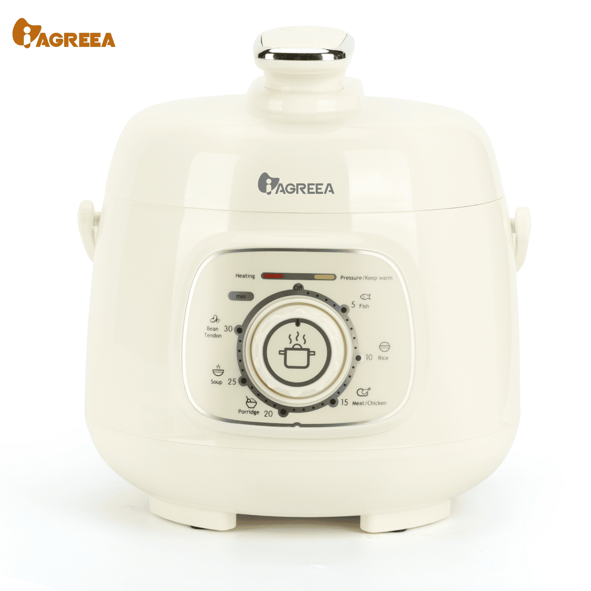 IAGREEA 1.8L Pressure Cooker, 3 Person Multi-Functional Mini
