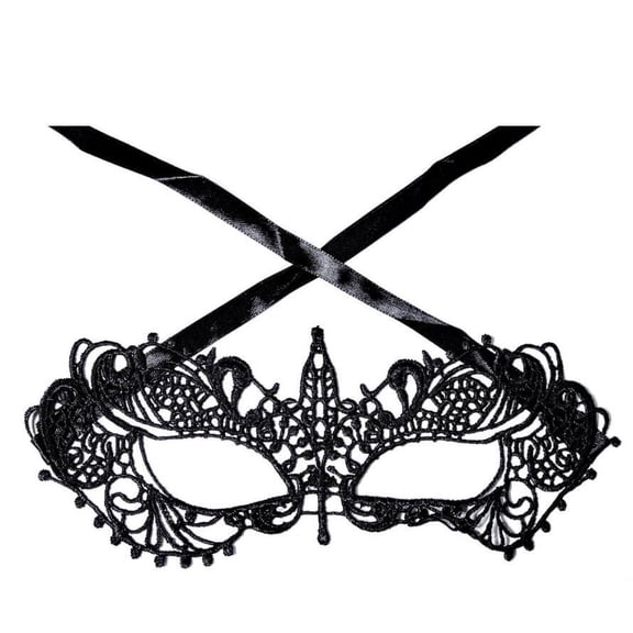 IAJDKMEK Black Lace Gothic Masquerade Mask - Women's Masquerade Mask for Women, Masquerade Mask, Eye Mask, Party Costume Accessory for Ball Dance