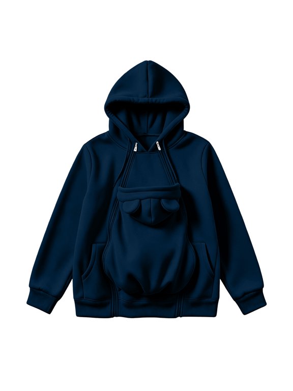 Maternity Hoodie Babywearing Women Full – Zip Winter Warm Jacket for Pregnancy Baby Carrier Fall Clothing Casual