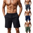 thumbnail image 1 of IAJDKMEK Men's Fitness Sports Beach Shorts - Great for Gym Shorts, Running Shorts, Casual Shorts, and Swimming Shorts for Daily Wear,Gray M, 1 of 9