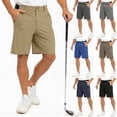 thumbnail image 1 of IAJDKMEK Men's Golf Outdoor Loose Shorts - Ideal for Golf Shorts, Sports Shorts, Casual Shorts, and Hiking Shorts with Comfort Fit,Black L, 1 of 5