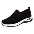 thumbnail image 1 of IAJDKMEK Mesh Hollow Walking Shoes Women - Breathable Casual Shoes for Women Soft Sole Lightweight Sneakers for Women Outdoor Daily Activity,Black 110, 1 of 6
