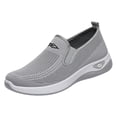 thumbnail image 1 of IAJDKMEK Mesh Hollow Walking Shoes Women - Breathable Casual Shoes for Women Soft Sole Lightweight Sneakers for Women Outdoor Daily Activity,Gray 130, 1 of 6