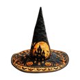 thumbnail image 1 of IAJDKMEK Tall Witch Hat for Halloween Costumes, Wizard Hat for Adults, Pointed Witch Hat Party Accessory, 1 of 3