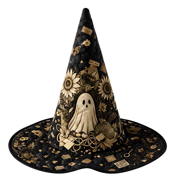 IAJDKMEK Tall Witch Hat for Halloween Costumes, Wizard Hat for Adults, Pointed Witch Hat Party Costume