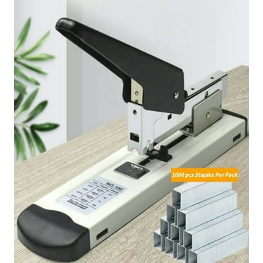 IAJXWI Heavy Duty Stapler, 100-Sheet Capacity, with 1000pcs Staples (23/13) for Office Home Use Paper Business