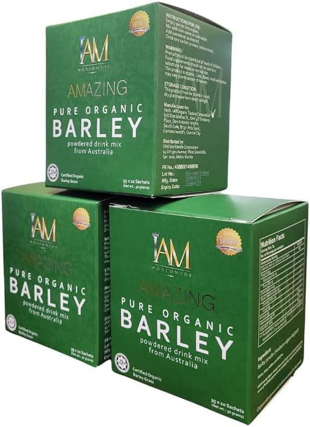 IAM Amazing Pure Organic Barley Powdered Drink Mix from Australia 3