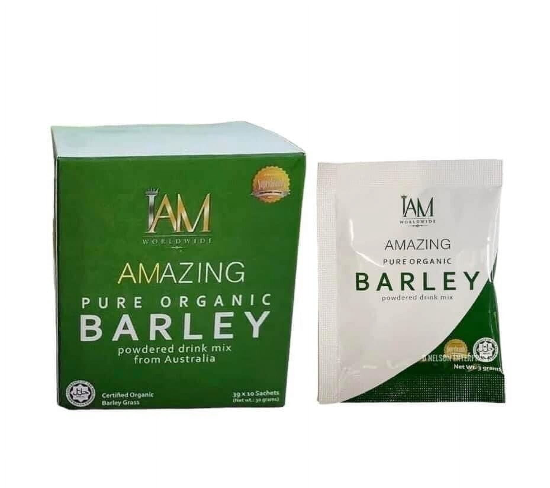 IAM Amazing Pure Organic Barley Powdered Drink Mix from Australia