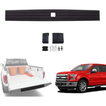 Tailgate Molding Trim For 2009-2014 Ford F150 With Flex Step – Black, G-PLUS