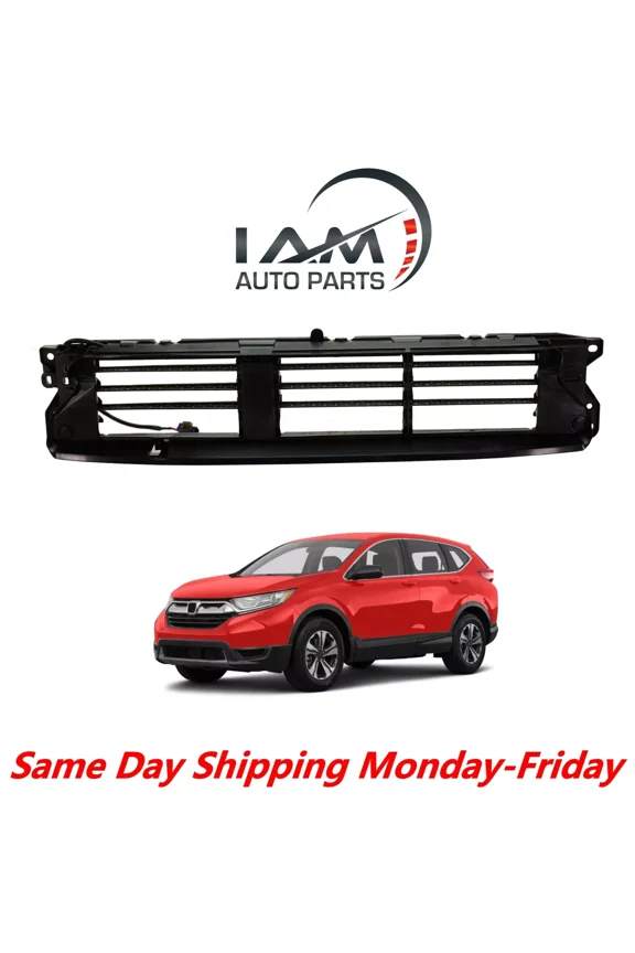 IAMAUTO 76167 Lower Grille Shutter Assembly Includes Actuator Compatible With 2017-2019 Honda CR-V CRV
