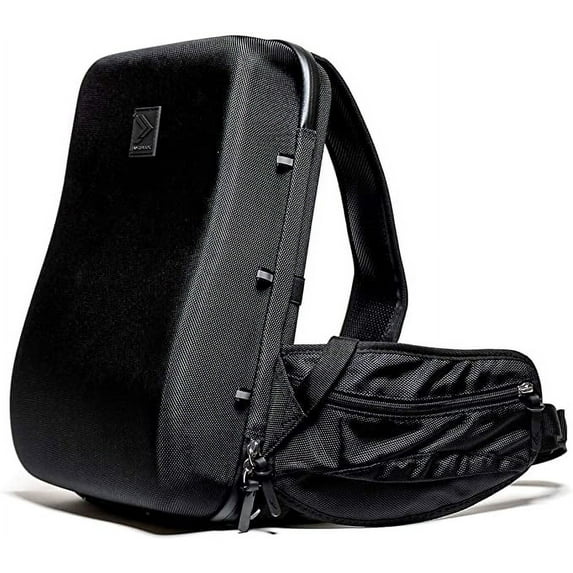 IAMRUNBOX - Black Backpack Pro, for Men and Women, Waterproof Anti-Theft Laptop Backpack for Commuting and Travel, Lightweight for Running, Cycling, and Outdoor Lifestyles