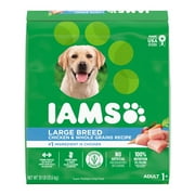 IAMS High Protein Large Breed Adult Dry Dog Food Real Chicken 30 lb