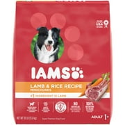 IAMS Minichunks Adult Dry Dog Food Lamb & Rice, 30 lb