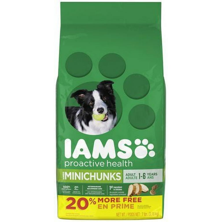 Iams mini hot sale chunks walmart