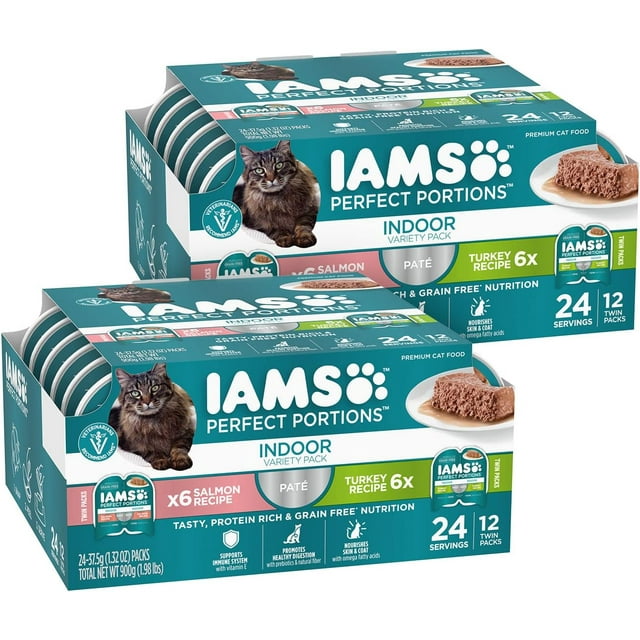 IAMS PERFECT PORTIONS Indoor Adult Grain Free* Wet Cat Food Pate