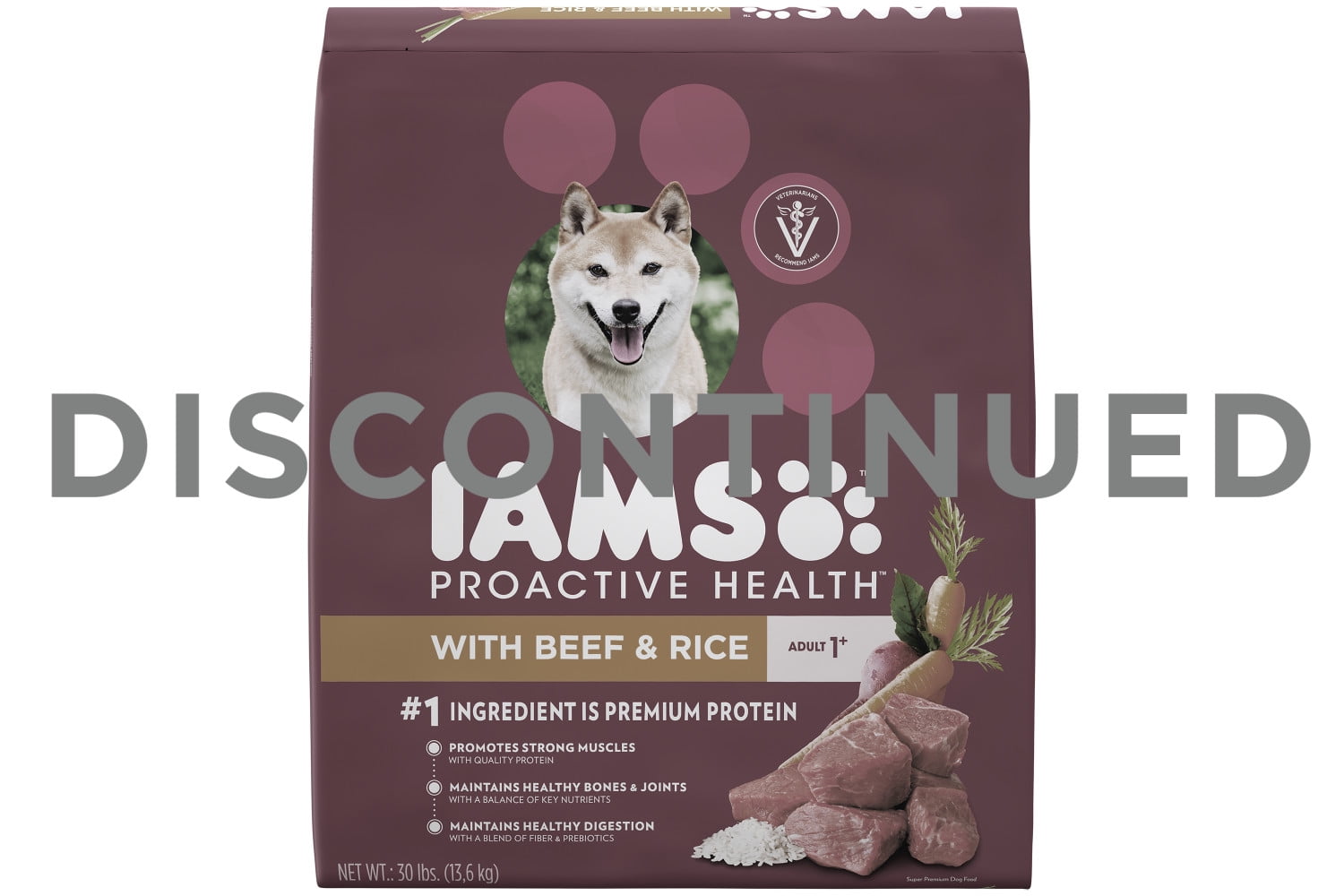 Iams dog store food discontinued