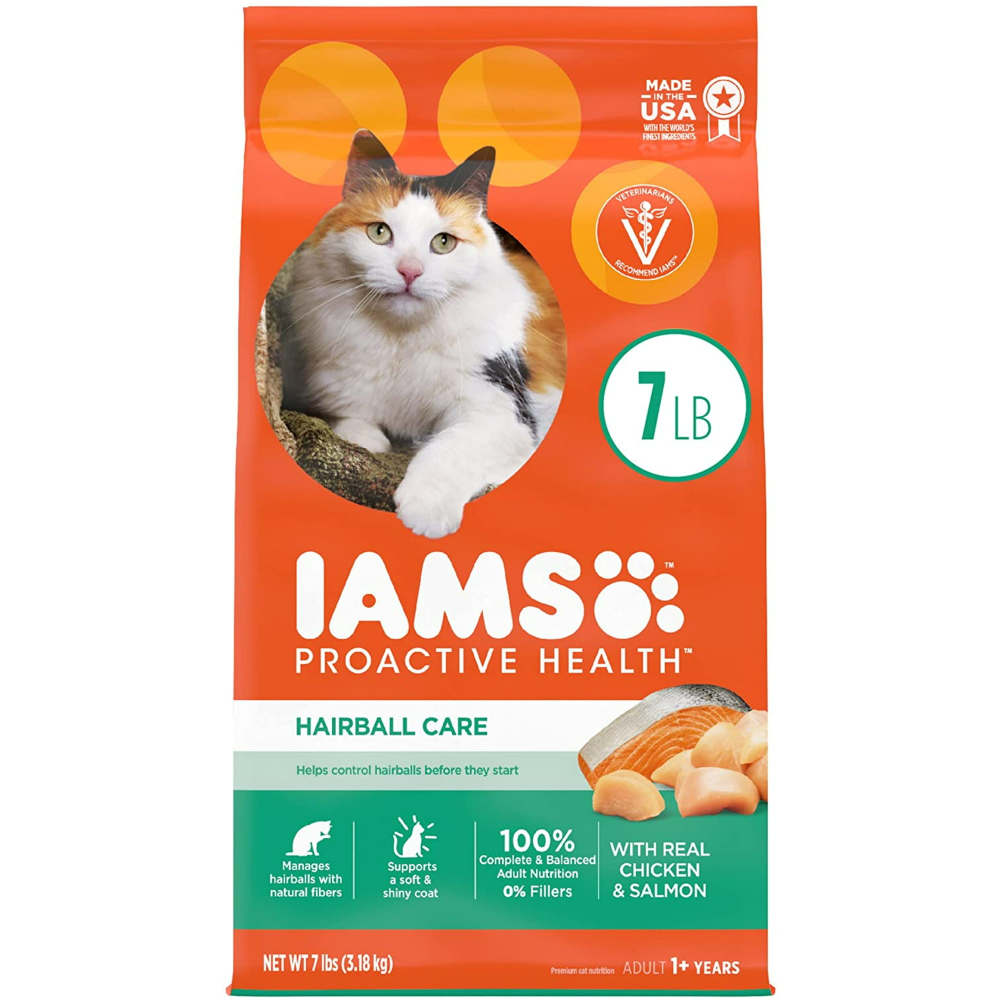 IAMS PROACTIVE HEALTH Adult Hairball Care ProteinRich Hairball Control