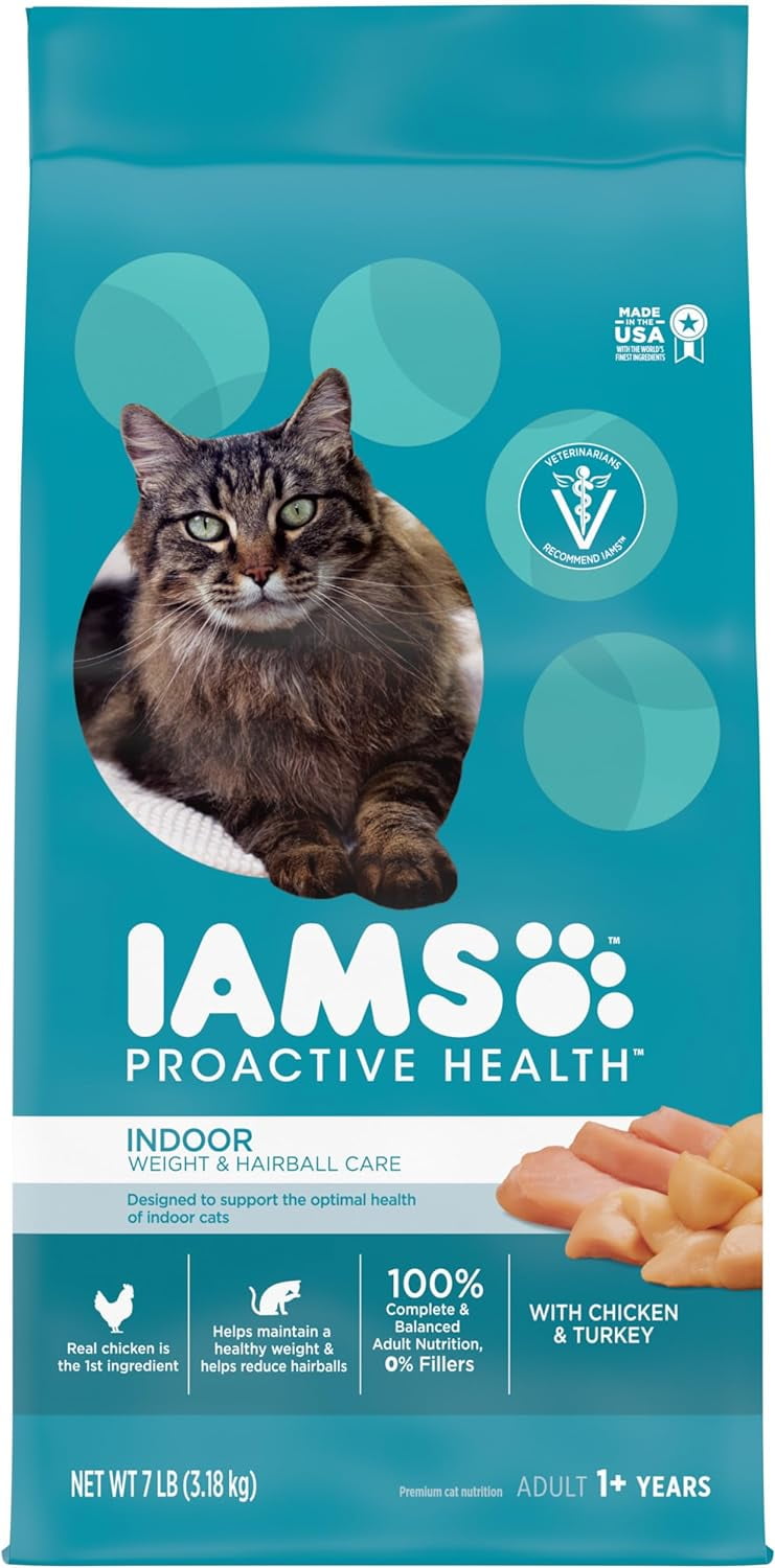 IAMS PROACTIVE HEALTH Adult Indoor Weight Control & Hairball Care Dry