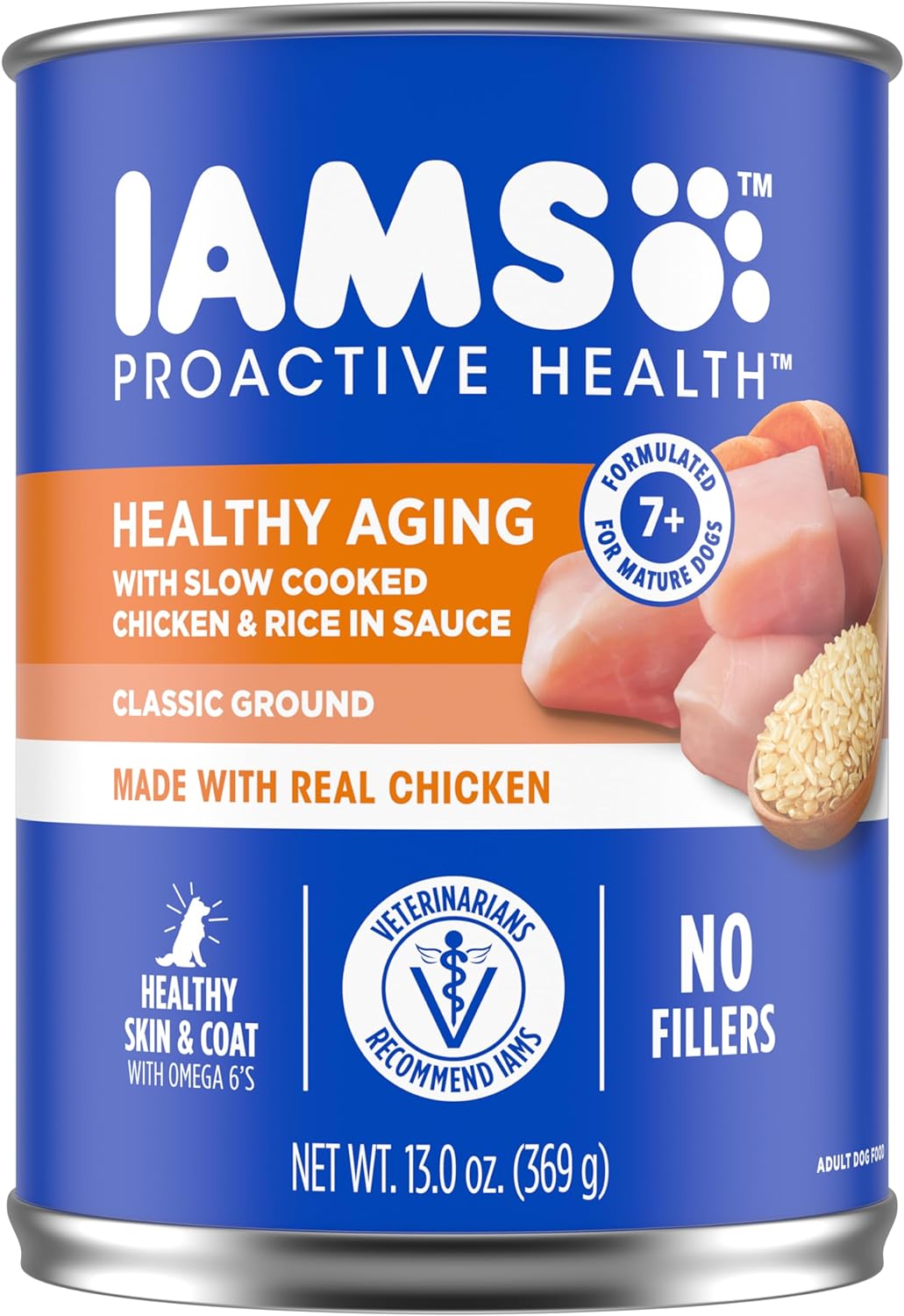IAMS PROACTIVE HEALTH Healthy Aging Wet Dog Food Classic Ground with