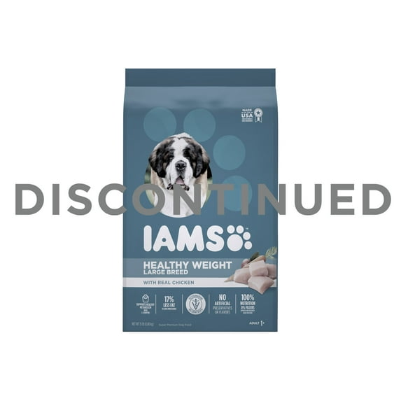 IAMS PROACTIVE HEALTH Large Breed Adult Healthy Weight Dry Dog Food Chicken, 15 lb. Bag