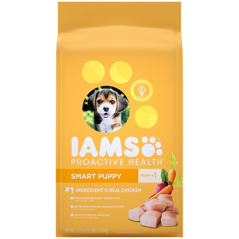 Iams puppy outlet feeding chart