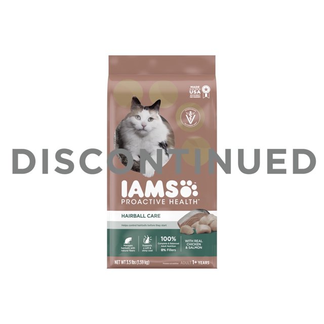 IAMS Proactive Health Chicken and Salmon Dry Cat Food, 3.5 lb Bag