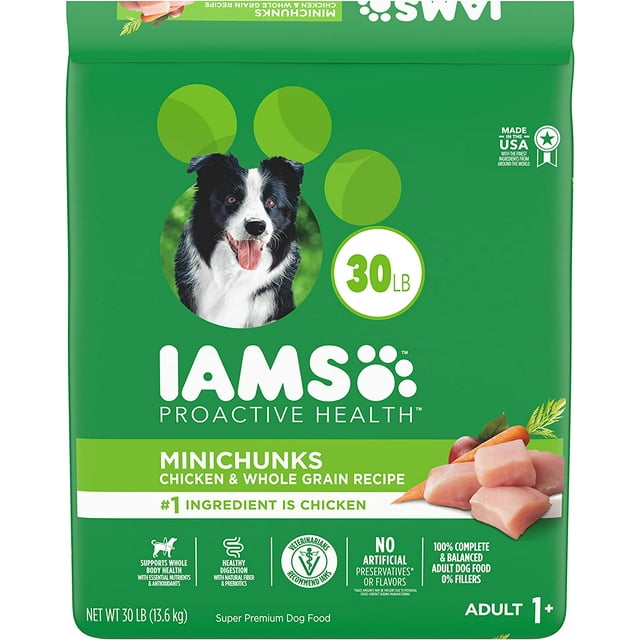 IAMS Proactive Health Minichunks Adult Dry Dog Food with Real Chicken
