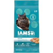 IAMS Proactive Health Weight Control & Hairball Care Indoor Adult Dry Cat Food Chicken & Turkey, 7 lb