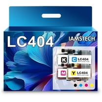 LC404 Ink Cartridges High Yield Compatible for Brother LC404 LC-404 for Brother MFC-J1205W MFC-J1215W MFC-J1205W XL Printer Ink (Black Cyan Magenta Yellow, 4 Pack)