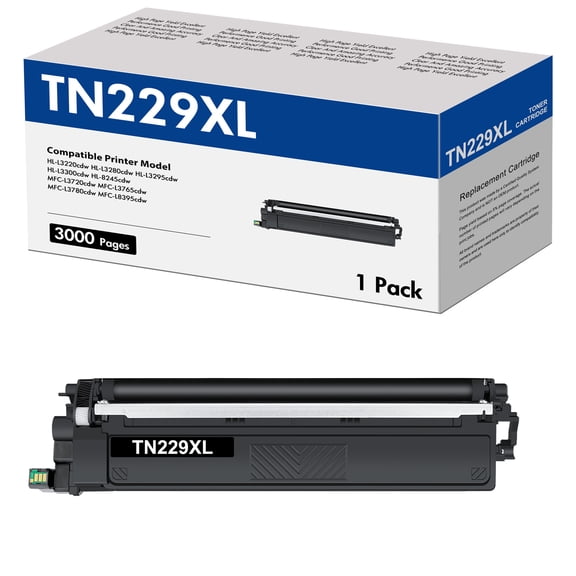 IAMSTECH TN229XL Toner Cartridge Compatible for Brother TN229XL TN229 TN-229BK HL-L3280CDW HL-L3220CDW HL-L3300CDW MFC-L3780CDW MFC-L3720CDW Printer (Black, 1-Pack)