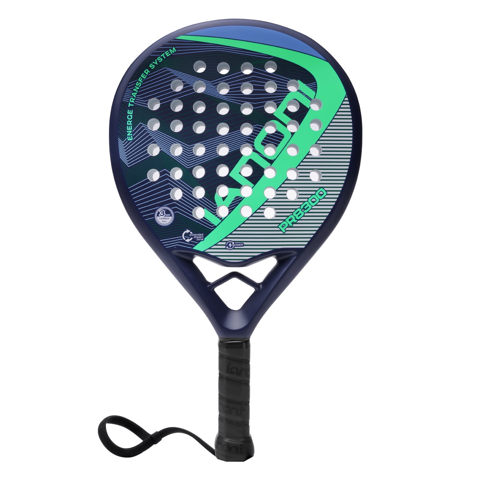 IANONI Paddle Tennis Racket Carbon Fiber Surface with EVA Memory Flex