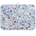 thumbnail image 1 of Iauyy Dish Drying Mat for Kitchen Counter, Super Absorbent & Hanging 16x18 / 18x24 Inch (S/M) Detailed Elements, 1 of 8