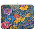 thumbnail image 1 of Iauyy Dish Drying Mat for Kitchen Counter, Super Absorbent & Hanging 16x18 / 18x24 Inch (S/M) Exquisitely Intricate, 1 of 8