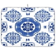 thumbnail image 1 of Iauyy Dish Drying Mat for Kitchen Counter, Super Absorbent & Hanging 16x18 / 18x24 Inch (S/M) Features Intricate Geometric Designs, 1 of 8