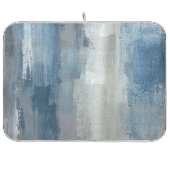 Iauyy Dish Drying Mat for Kitchen Counter, Super Absorbent & Hanging 16x18 / 18x24 Inch (S/M) Oil Painting