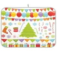 thumbnail image 1 of IAUYY 18 x 24 Inch Dish Drying Mat Dish Drying Mat Microfiber Kitchen Mats Large Counter Absorbent Dish Pad Drainer Rack A Flags Wreaths, 1 of 8