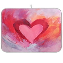 IAUYY Dish Drying Mat Dish Drying Mat Microfiber Kitchen Mats Large Counter Absorbent Dish Pad Drainer Rack A Pure Heart