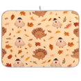 thumbnail image 1 of Iauyy Dish Drying Mat for Kitchen Counter, Super Absorbent & Hanging 16x18 / 18x24 Inch (S/M) Autumn Leaves, 1 of 8