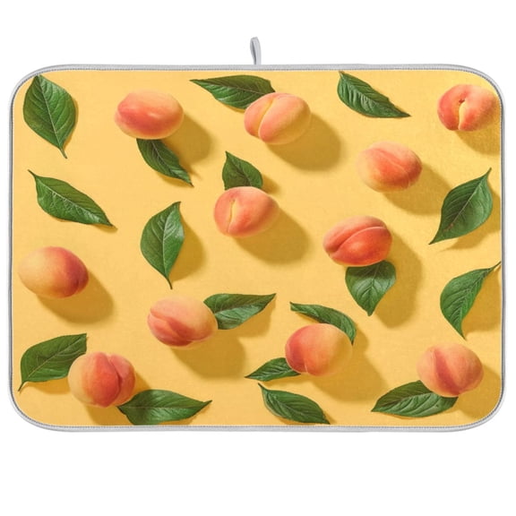 Iauyy Dish Drying Mat for Kitchen Counter, Super Absorbent & Hanging 16x18 / 18x24 Inch (S/M) The Details Are Extremely Rich