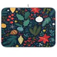thumbnail image 1 of Iauyy Dish Drying Mat for Kitchen Counter, Super Absorbent & Hanging 16x18 / 18x24 Inch (S/M) Magical Patterns, 1 of 8