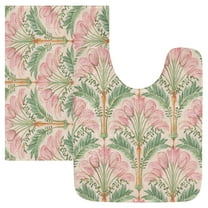 IAUYY 24x16 Inch Bath Mat Thick Soft Plush Shower Mat TPR Backing Material Non Slip Bath Mats for Bathroom for Tub Shower Hotel Seamless Stitched Artwork