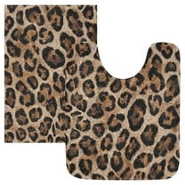 IAUYY 24x16 Inch Bath Mat Thick Soft Plush Shower Mat TPR Backing Material Non Slip Bath Mats for Bathroom for Tub Shower Hotel Warm Brown