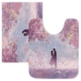 thumbnail image 1 of IAUYY 24x20 Inch Bath Mat Thick Soft Plush Shower Mat TPR Backing Material Non Slip Bath Mats for Bathroom for Tub Shower Hotel A Couple Of Lovers, 1 of 9