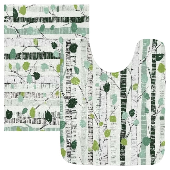 IAUYY 24x20 Inch Bath Mat Thick Soft Plush Shower Mat TPR Backing Material Non Slip Bath Mats for Bathroom for Tub Shower Hotel The Bark Is White